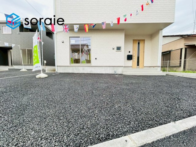 川越市寺尾第18　全4棟　新築戸建　クレイドルガーデンの駐車場|4月10日撮影