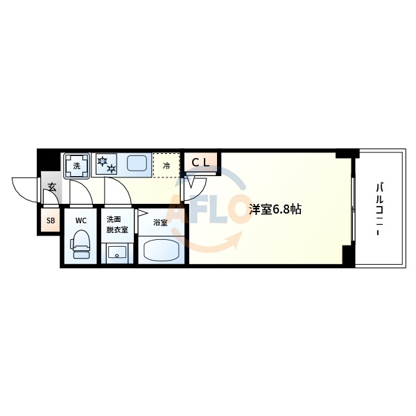 セレニテ日本橋ミラクの間取り|セレニテ日本橋ミラク　間取り
