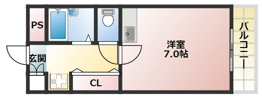 メルべーユの間取り