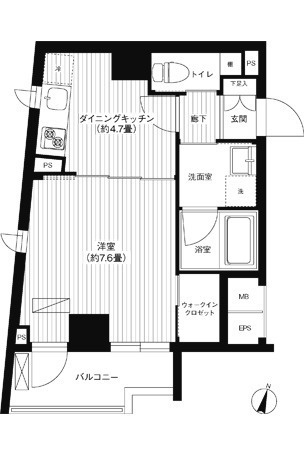 アヴニール元代々木の間取り