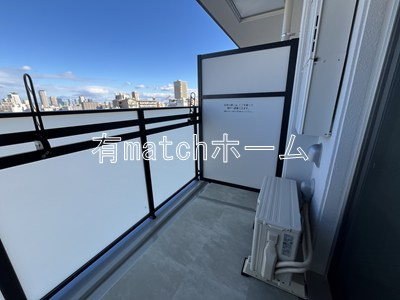 スプランディッド上本町WESTのバルコニー
