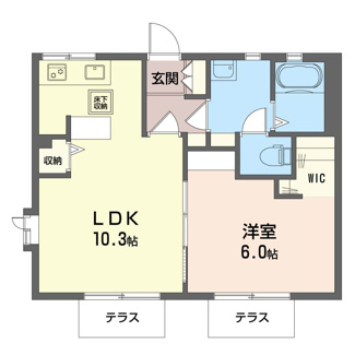 【間取り】 | クリントンハウスⅠ | クリントンハウスⅠ　間取り