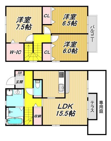 筒井タウンハウス　A棟