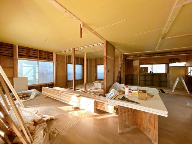 中古 戸建ての居間・リビング|リフォーム中