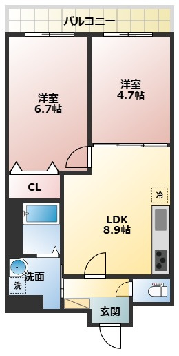 リアライズ今里南の間取り