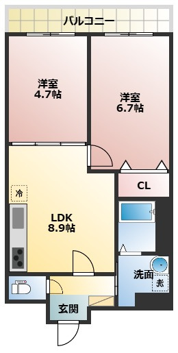 リアライズ今里南の間取り