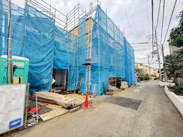 所沢市南住吉・全4棟　新築一戸建　C号棟　の前面道路含む現地写真|2026年3月6日撮影