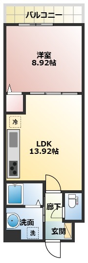 リアライズ今里南の間取り