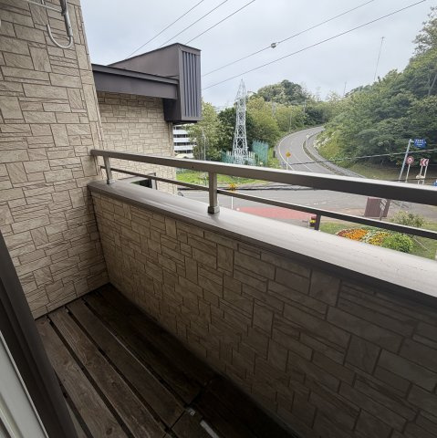 クリスタルハイツのバルコニー