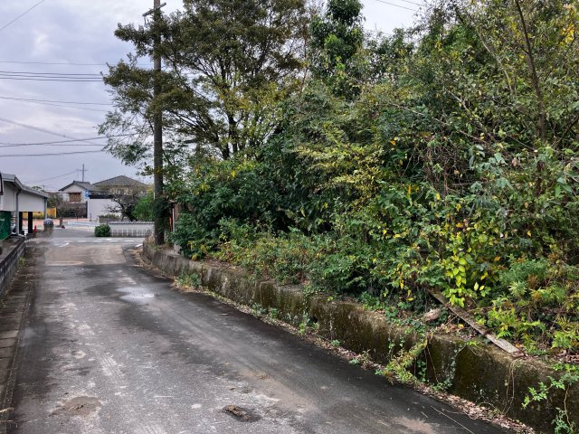 城島売地の外観|北道路側（西側より）