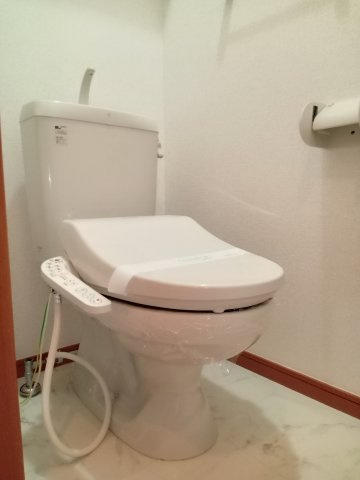 調布市多摩川５丁目の賃貸マンションのトイレ