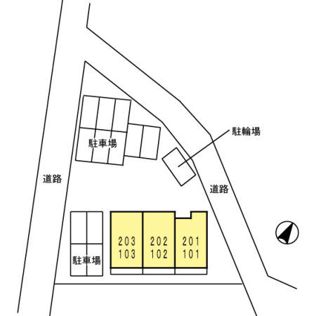 サニーコーストヒルズの区画図