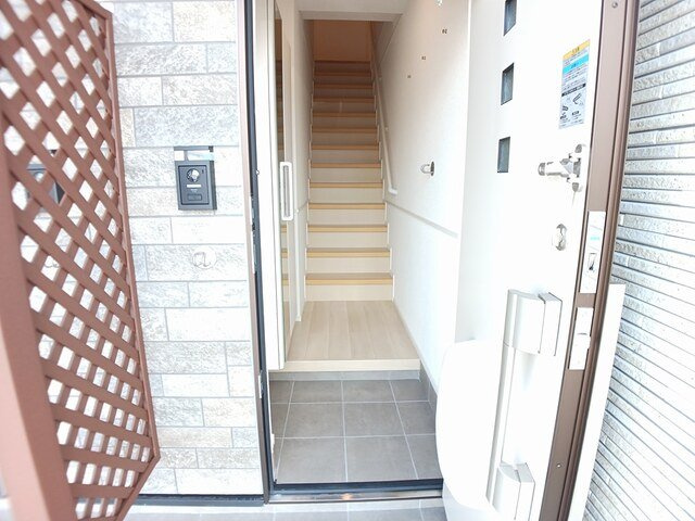 ウエスト　Ａの玄関|シンプルで使いやすい玄関です