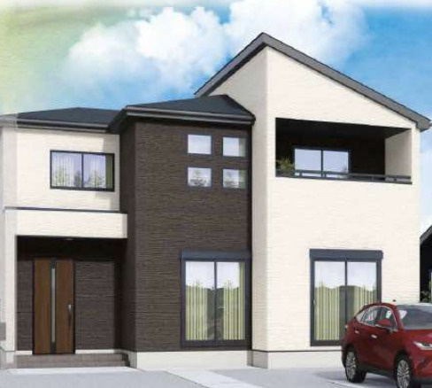 【完成予想図】 | 深谷市天神町　売地　全2区画　　1号地 | お土地購入後の参考予想図です！！