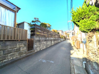 建築条件なし！開放感のある角地～本藤沢6丁目土地の画像