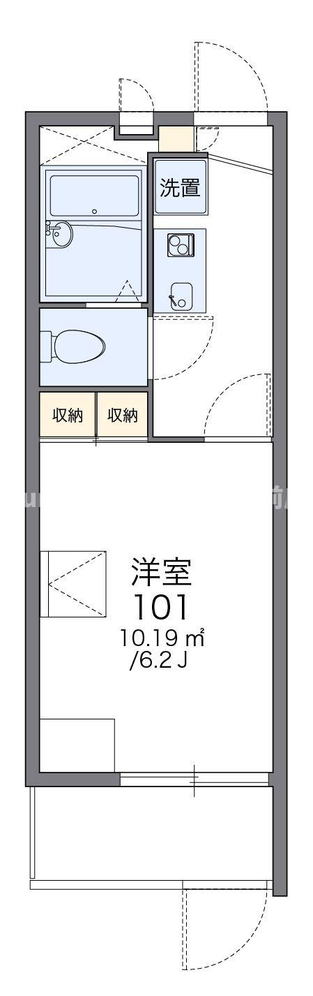 レオパレスさくら Ｗｅｓｔの間取り
