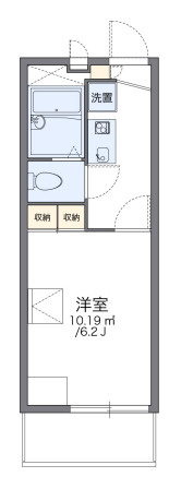 レオパレスさくら Ｗｅｓｔの間取り