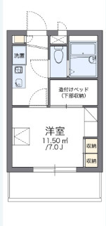 レオパレスＭＡＲＵＫＩＴＡⅢの間取り