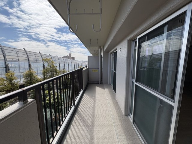 宝マンション滝ノ水のバルコニー