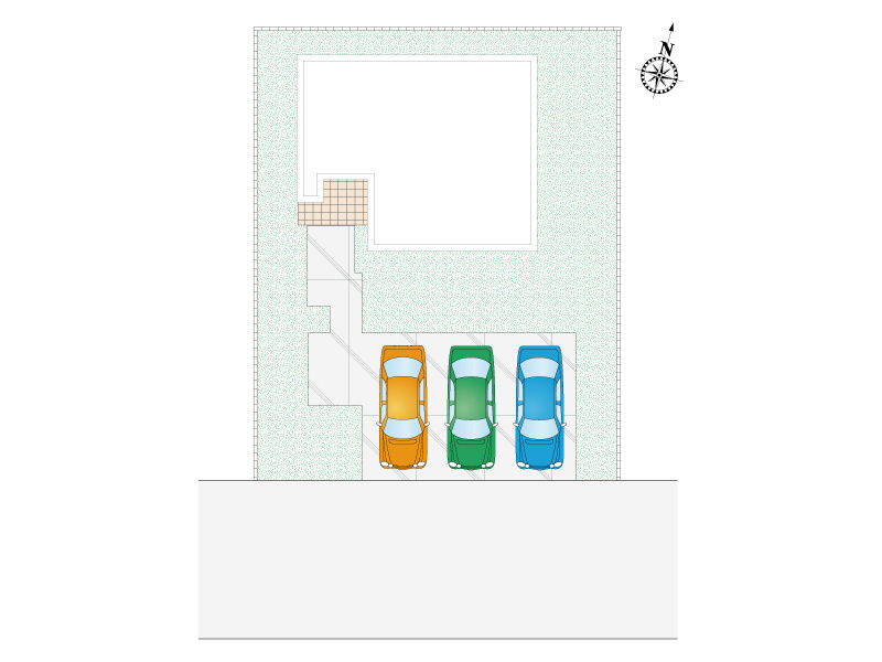 栃木市城内町2丁目　新築戸建4-2の区画図