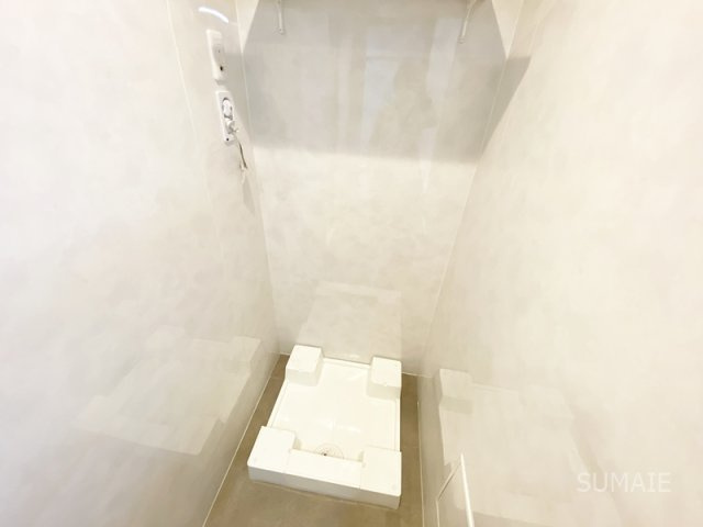 ソレイユ上落合の洗面所|室内洗濯機置き場！