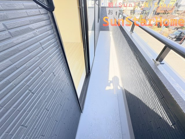 【サンスターホーム】福生市熊川　長期優良新築戸建のバルコニー