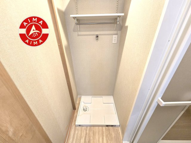 クレストはら南のランドリースペース|ゆったりとしたランドリースペースです。