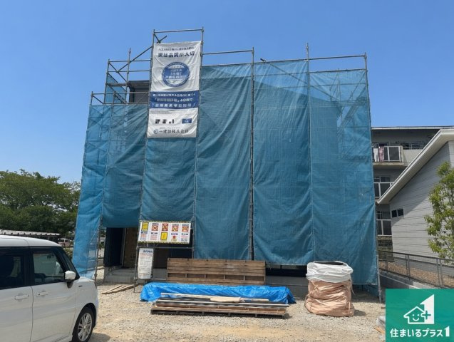 加西市北条町西高室　第2期　新築一戸建ての外観|周辺は落ち着いた街並みの住宅地！子育てがしやすい住環境です！まだ未完成ですが、現地でしかわからない事もございます。是非一度ご覧ください。
