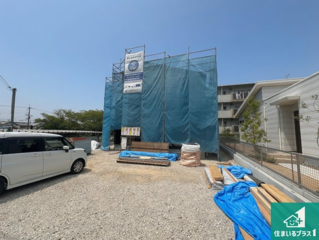 加西市北条町西高室　第2期　新築一戸建ての外観|周辺は落ち着いた街並みの住宅地！子育てがしやすい住環境です！まだ未完成ですが、現地でしかわからない事もございます。是非一度ご覧ください。