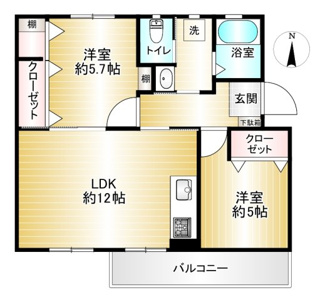 【間取り】 | 左近山団地6街区 | 形状等が現況と異なる場合は現況を優先します。