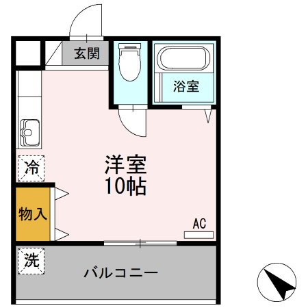 ハイツミレムの間取り