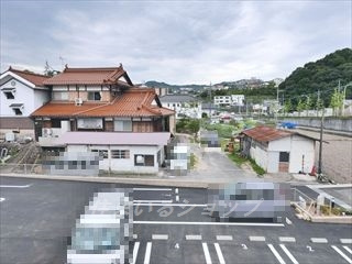 広島市安佐北区深川１丁目のアパートの展望|募集のお部屋からの眺望です！