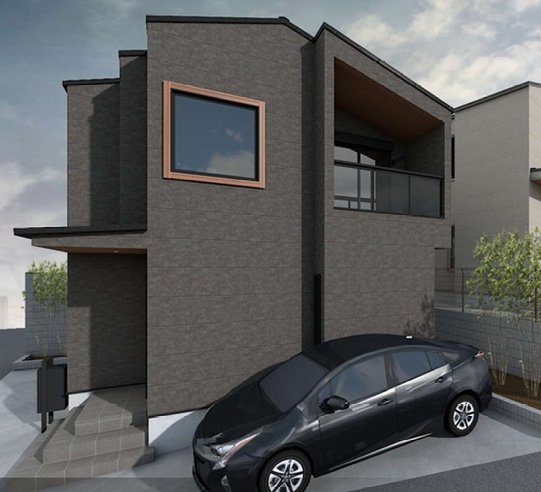 泉区上飯田町 新築戸建 4480万円の外観パース