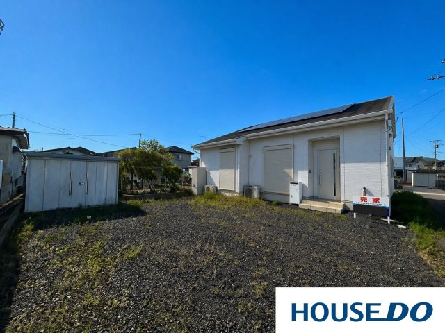 中古戸建　佐野市犬伏新町　平家の外観|おしゃれな外観です