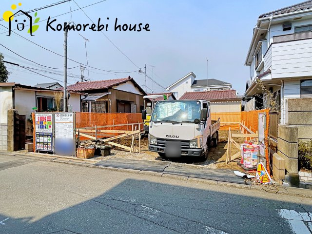 桶川市東2丁目　3期　新築一戸建て　ブルーミングガーデン　01の駐車場|26.3.14撮影済み