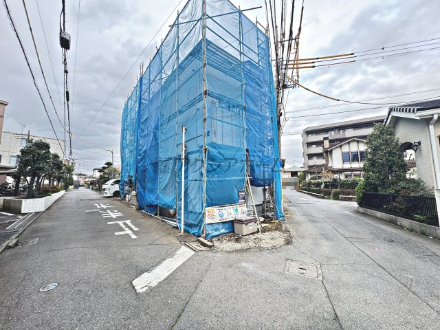 所沢市南住吉・全4棟　新築一戸建　D号棟　の前面道路含む現地写真|現地写真（2026年4月7日撮影）
