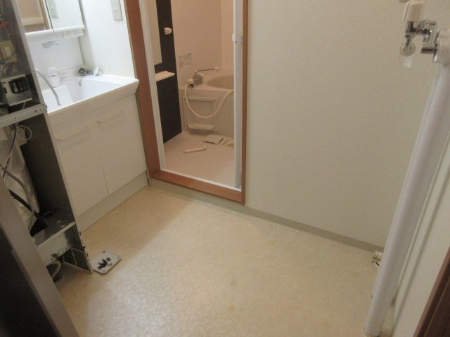 アルファーメゾンの洗面所