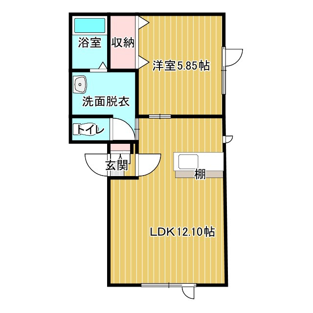 アルファーメゾンの間取り