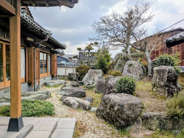 柳川市南浜武の中古一戸建の庭