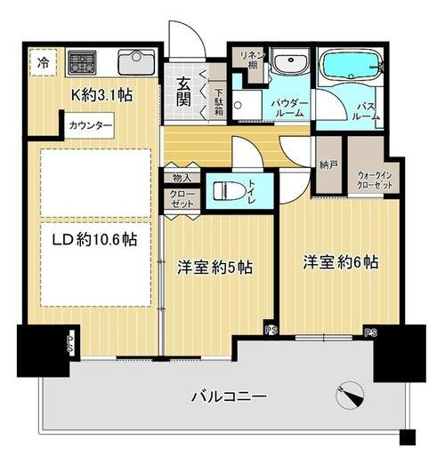ベイシティタワーズ神戸　EASTの間取り|ＪＲ東海道本線【元町】駅　徒歩14分
地下鉄海岸線【旧居留地・大丸前】駅　徒歩10分
阪神本線【芦屋】駅　徒歩14分