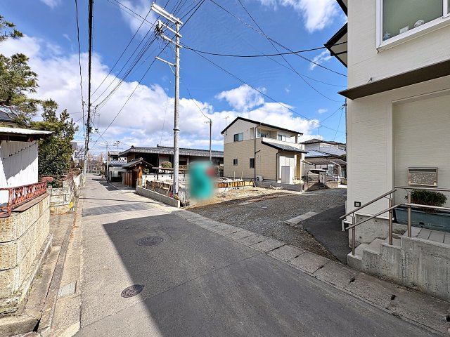 新築戸建・新築建売　郡山市桜木第1　桃見台小・第五中の前面道路含む現地写真