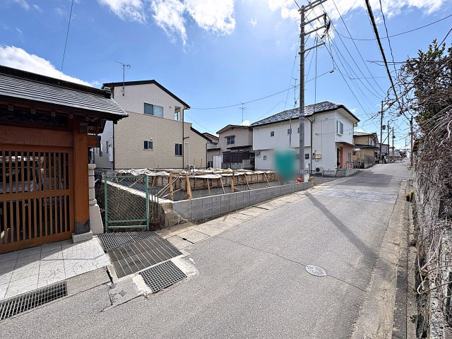 新築戸建・新築建売　郡山市桜木第1　桃見台小・第五中の前面道路含む現地写真