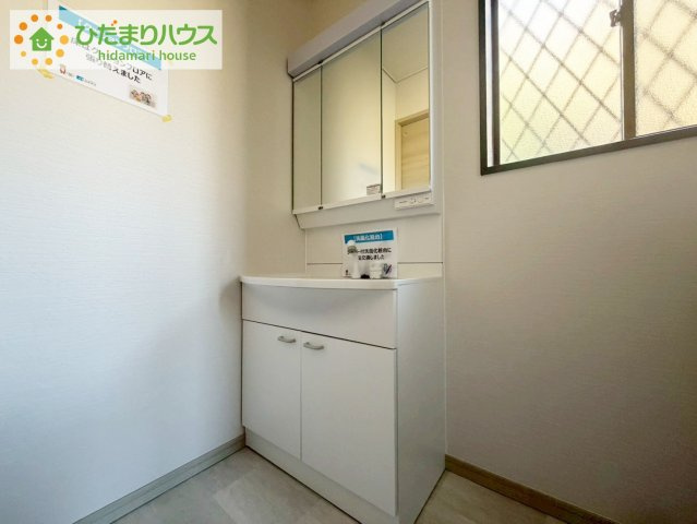 いわき市南台1丁目　中古戸建の独立洗面台|シンプルで使い勝手の良い独立洗面台！