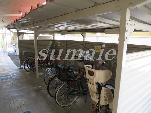 メゾンアサヒのその他共用部分|駐輪場完備！