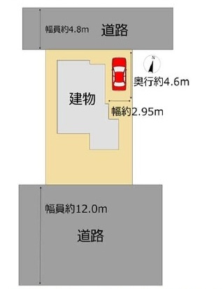 中古戸建　鳩山町松ヶ丘1-15-4（リフォーム住宅）の区画図