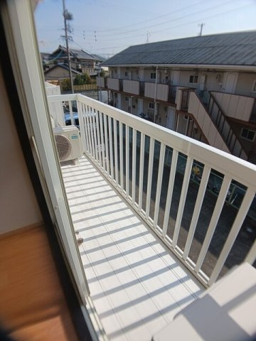 シティハイツ山本Ａのバルコニー