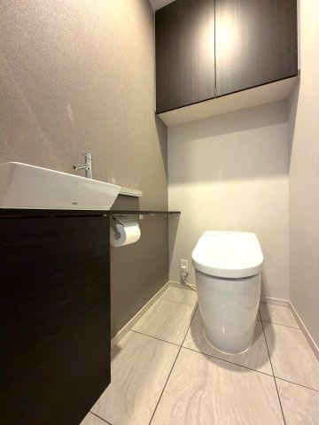 パークシティ武蔵小山 ザ・タワーのトイレ|トイレ(タンクレス・手洗付)