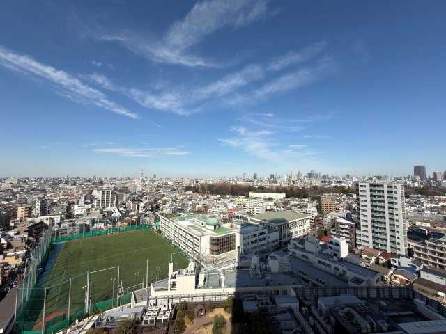 パークシティ武蔵小山 ザ・タワーの展望|渋谷方面を一望できる眺望(北側)