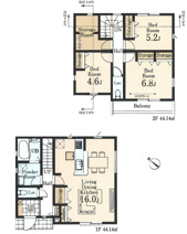 リーブルガーデン　瑞穂町むさし野2丁目　新築　全3棟　3号棟の画像