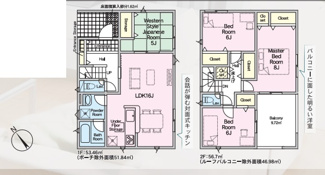 【間取り】 | クレイドルガーデン東近江市清水鼻町第１ | 間取り